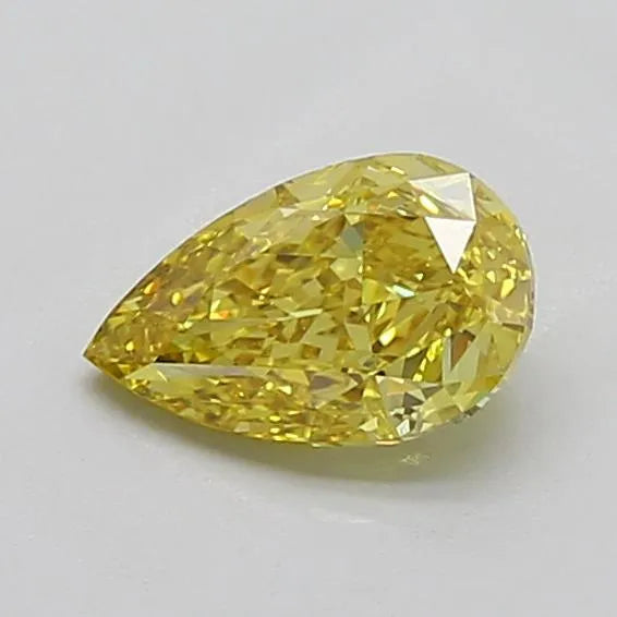1.16ct Pear Lab Grown Diamond (Colour Fancy Intense Yellow, Clarity VVS2, IGI Certified)