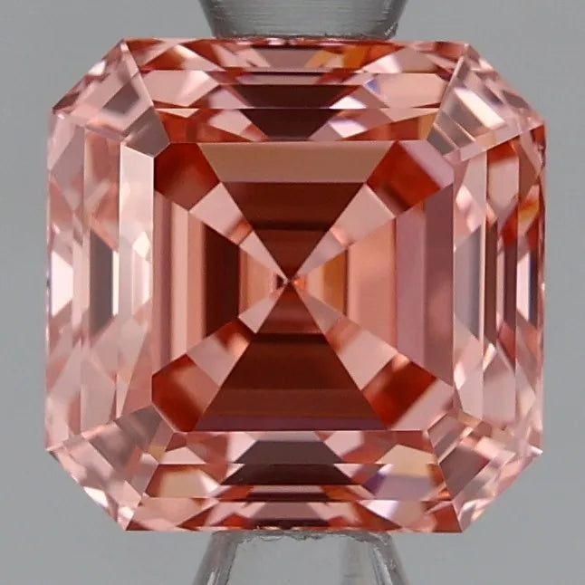 1.20ct Asscher Lab Grown Diamond (Colour Fancy Intense Pink, Clarity VVS1, Cut EX, IGI Certified)