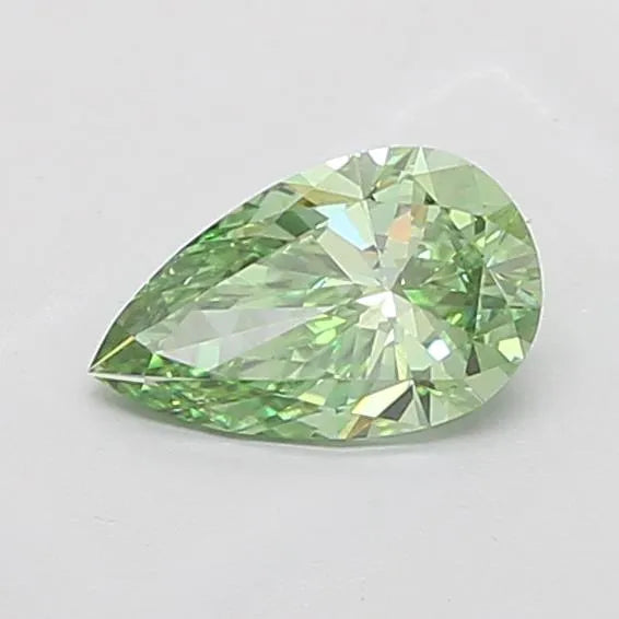 1.20ct Pear Lab Grown Diamond (Colour Fancy Vivid Green, Clarity VVS2, IGI Certified)