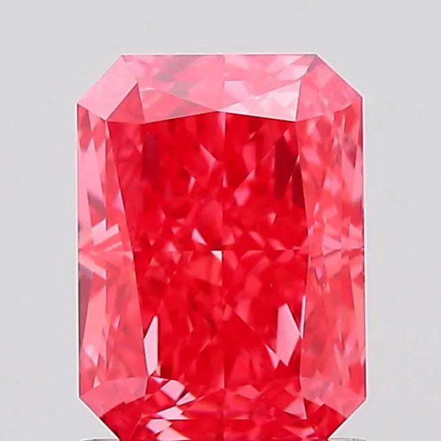 1.28ct Radiant Lab Grown Diamond (Colour Fancy Vivid Pink, Clarity VVS2, IGI Certified)
