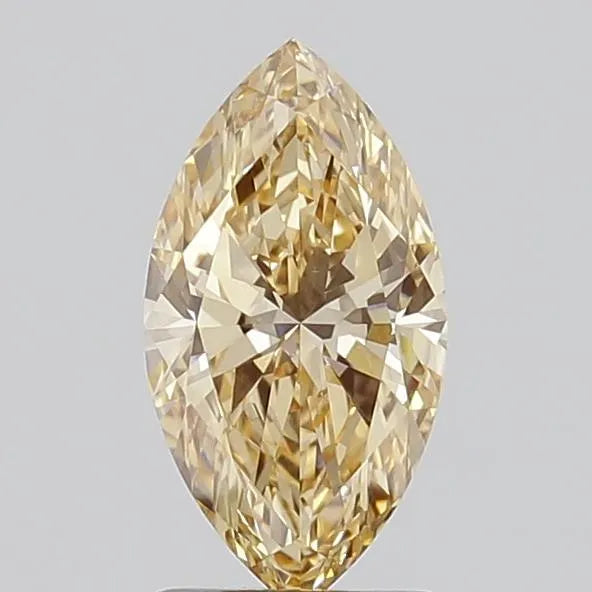 1.31ct Marquise Lab Grown Diamond (Colour Fancy Intense Brownish Yellow, Clarity VS1, IGI Certified)