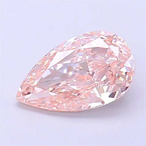 1.33ct Pear Lab Grown Diamond (Colour Fancy Brownish Pink, Clarity VVS2, IGI Certified)