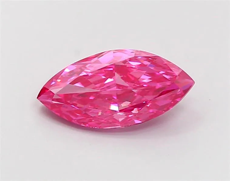 1.35ct Marquise Lab Grown Diamond (Colour Fancy Vivid Pink, Clarity VVS2, IGI Certified)