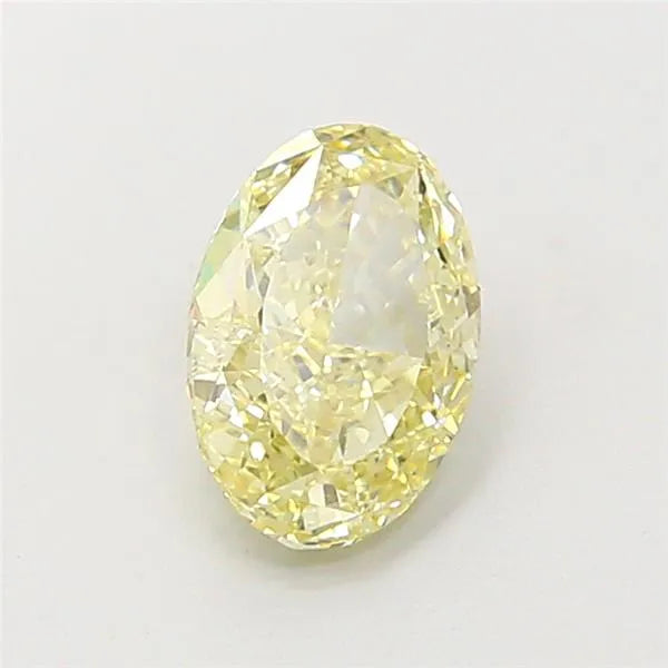 1.37ct Oval Lab Grown Diamond (Colour Fancy Light Yellow, Clarity VS1, IGI Certified)