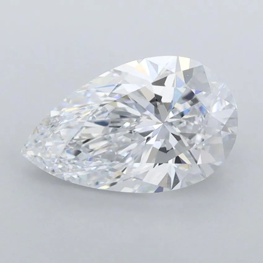 1.40ct Pear Lab Grown Diamond (Colour D, Clarity FL, IGI Certified)