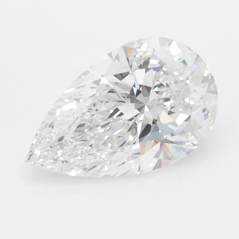 1.44ct Pear Lab Grown Diamond (Colour D, Clarity IF, IGI Certified)