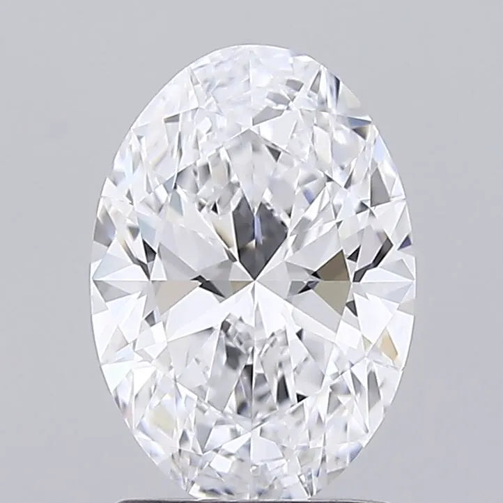 1.46ct Oval Lab Grown Diamond (Colour D, Clarity IF, IGI Certified)
