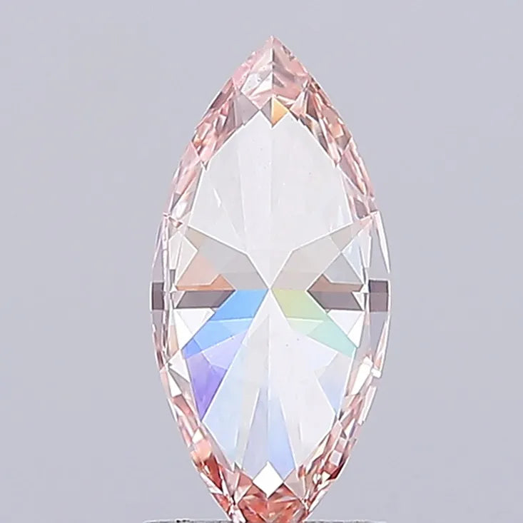 1.50ct Marquise Lab Grown Diamond (Colour Fancy Intense Pink, Clarity VVS2, IGI Certified)