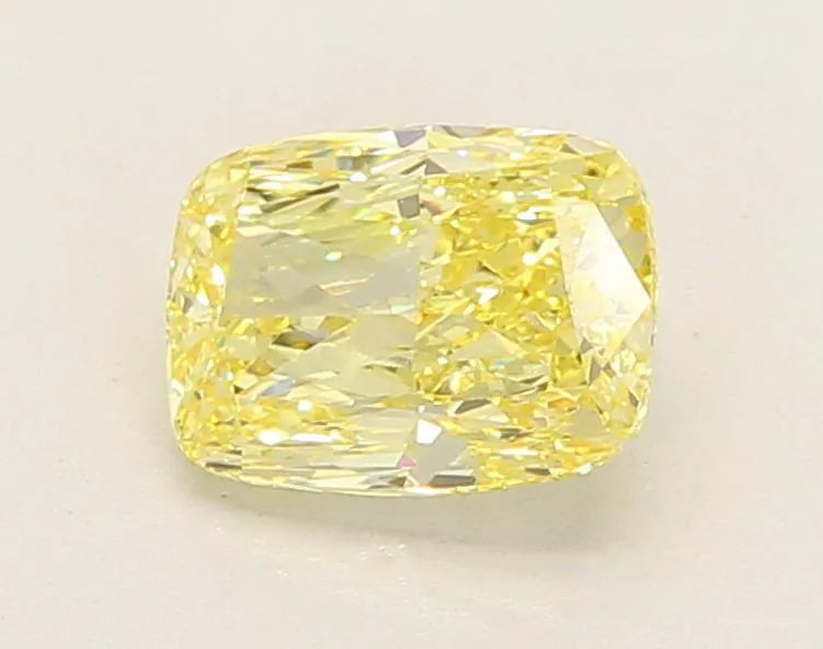 1.51ct Cushion modified Lab Grown Diamond (Colour Fancy Intense Yellow, Clarity VS1, IGI Certified)