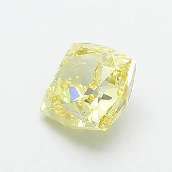 1.52ct Cushion modified Lab Grown Diamond (Colour Fancy Intense Yellow, Clarity VVS2, IGI Certified)