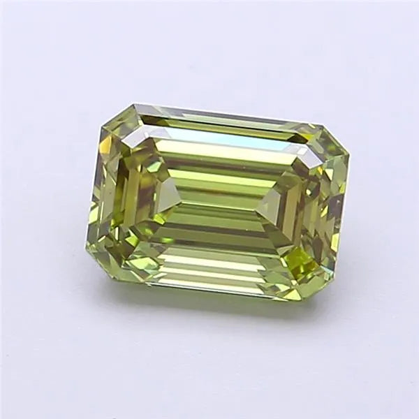 1.52ct Emerald Lab Grown Diamond (Colour Fancy Intense Green, Clarity VS1, IGI Certified)