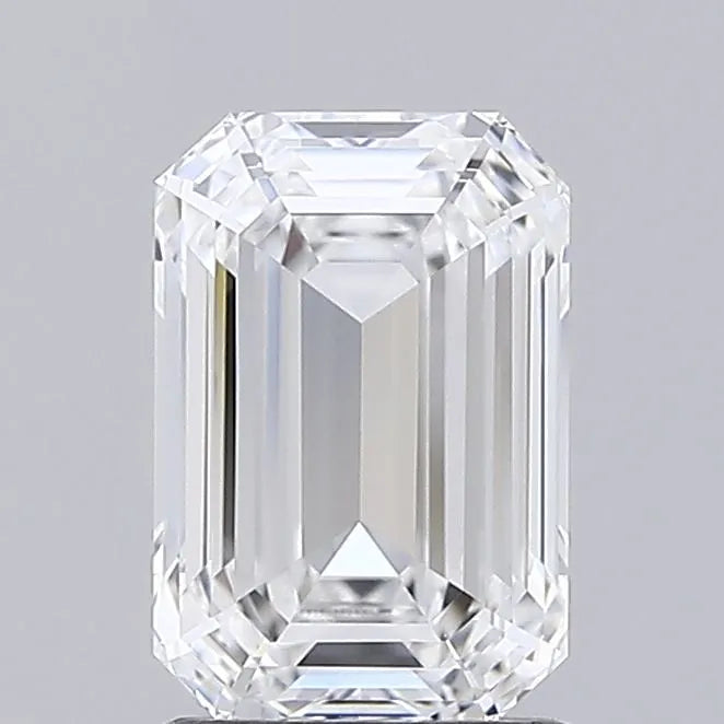 1.57ct Emerald Lab Grown Diamond (Colour D, Clarity IF, IGI Certified)