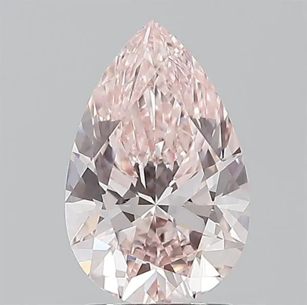 1.57ct Pear Lab Grown Diamond (Colour Fancy Intense Pink, Clarity VVS1, IGI Certified)
