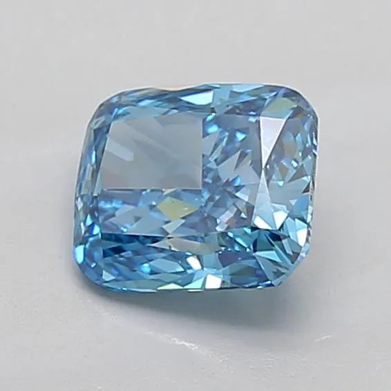 1.58ct Cushion modified Lab Grown Diamond (Colour Fancy Vivid Blue, Clarity VS1, IGI Certified)