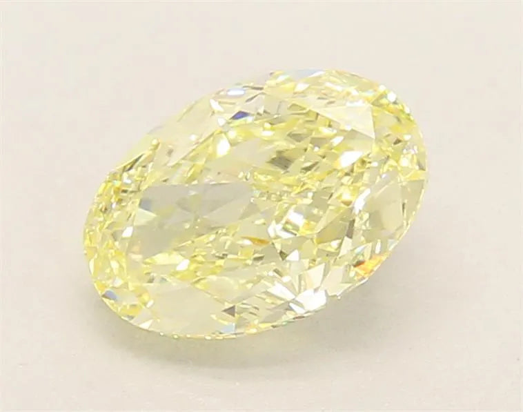 1.58ct Oval Lab Grown Diamond (Colour Fancy Light Yellow, Clarity VS1, IGI Certified)