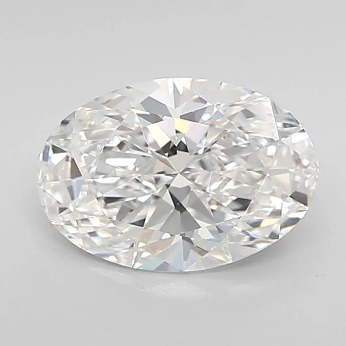 1.61ct Oval Lab Grown Diamond (Colour D, Clarity IF, Cut EX, IGI Certified)