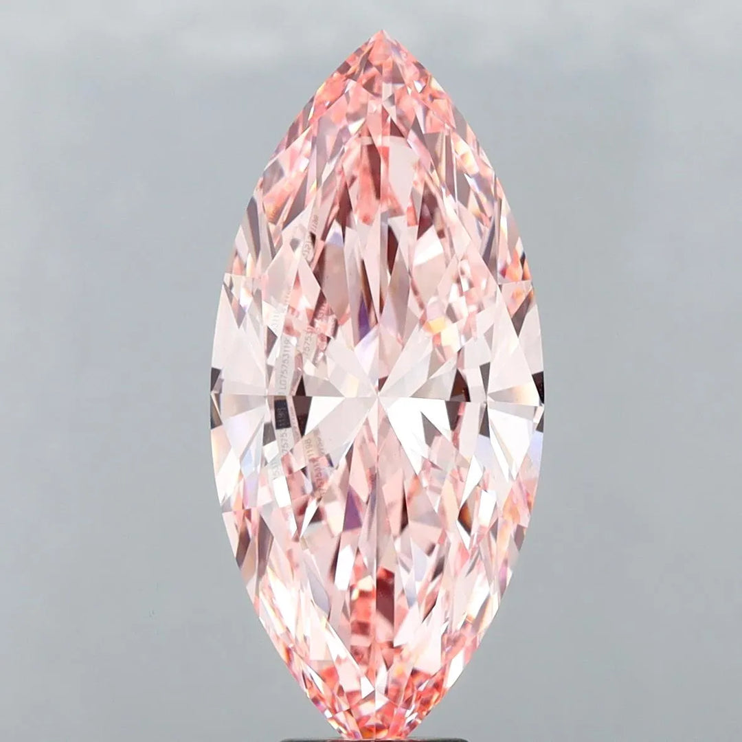 10.01ct Marquise Lab Grown Diamond (Colour Fancy Intense Pink, Clarity VVS2, IGI Certified)