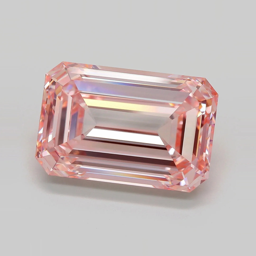 18.00ct Emerald Lab Grown Diamond (Colour Fancy Intense Pink, Clarity VVS2, IGI Certified)