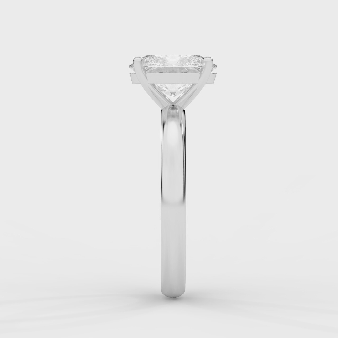 Solitaire Oval Ring