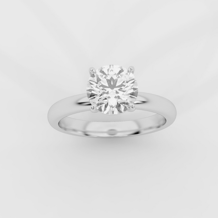 Solitaire Round Ring