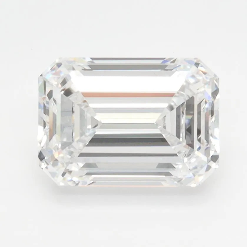 2.00ct Emerald Lab Grown Diamond (Colour D, Clarity IF, IGI Certified)