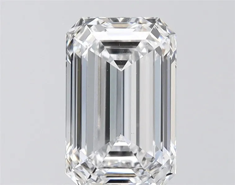 2.00ct Emerald Lab Grown Diamond (Colour D, Clarity VS1, IGI Certified)