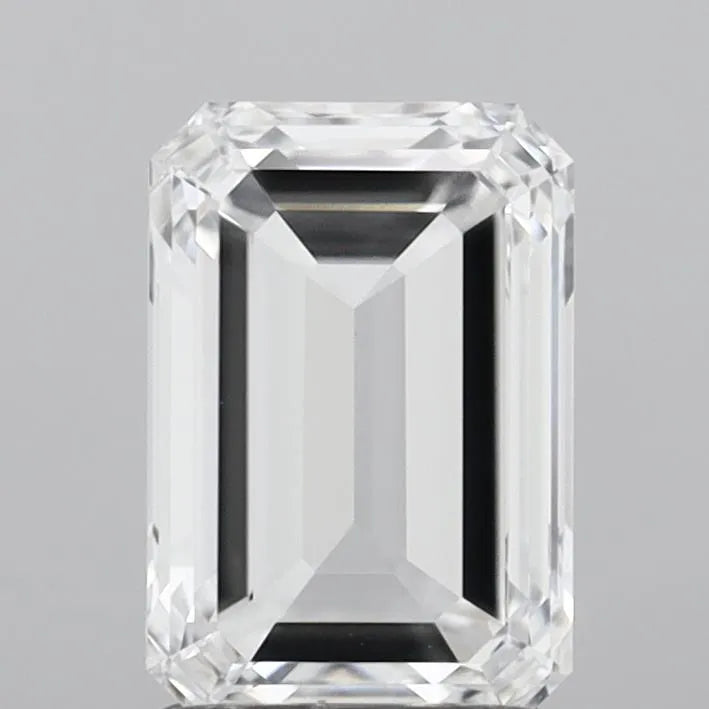 2.00ct Emerald Lab Grown Diamond (Colour D, Clarity VVS2, IGI Certified)