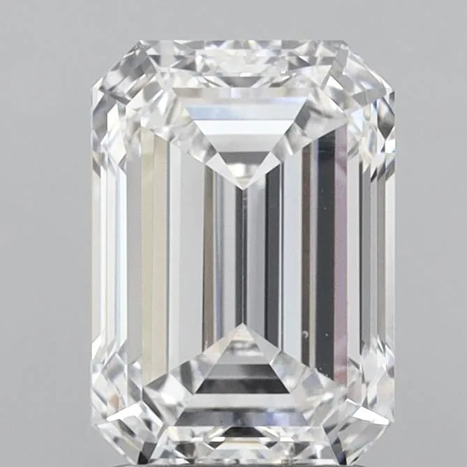 2.00ct Emerald Lab Grown Diamond (Colour D, Clarity VVS2, IGI Certified)