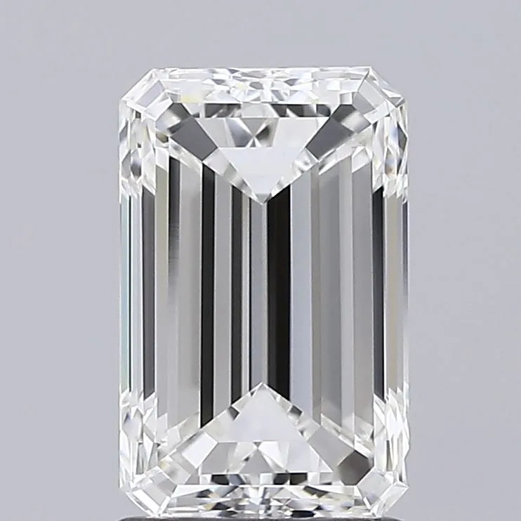 2.00ct Emerald Lab Grown Diamond (Colour G, Clarity VVS2, IGI Certified)
