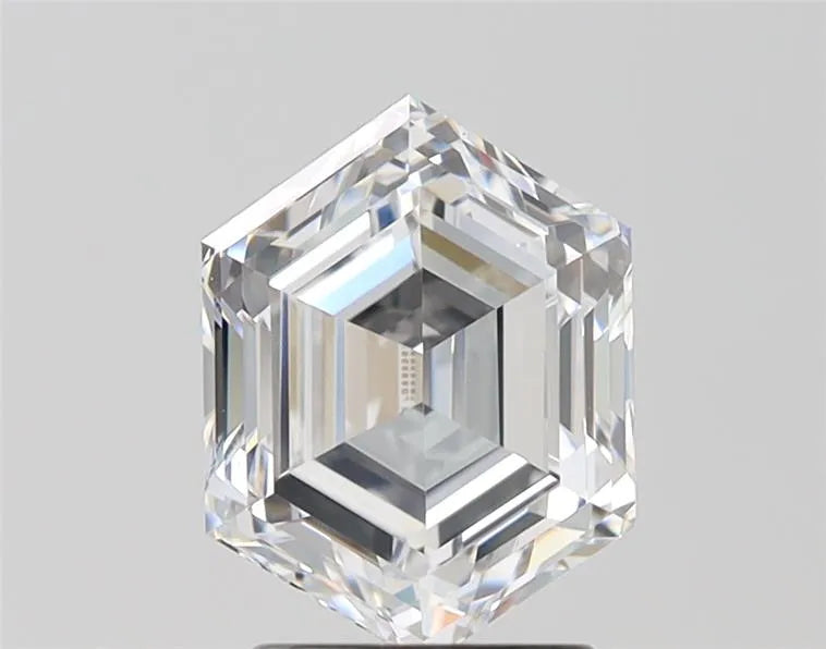 2.00ct Hexagonal Lab Grown Diamond (Colour D, Clarity VVS1, IGI Certified)