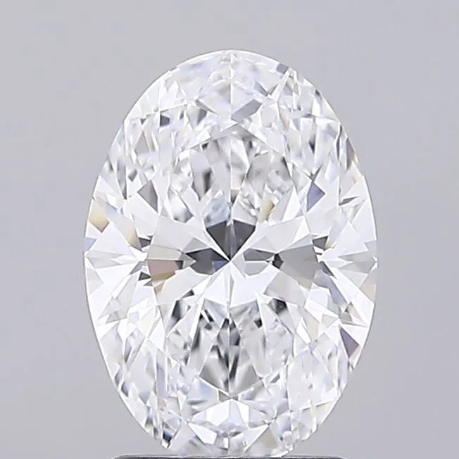 2.00ct Oval Lab Grown Diamond (Colour D, Clarity IF, IGI Certified)
