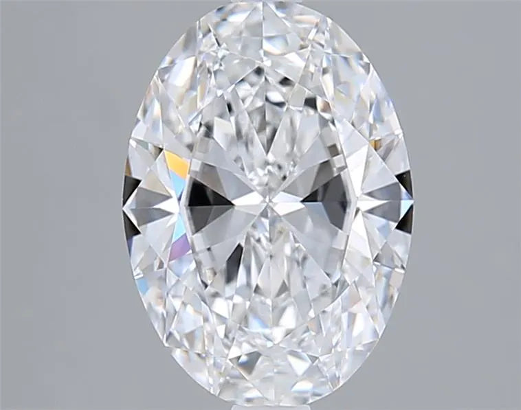 2.00ct Oval Lab Grown Diamond (Colour D, Clarity VVS1, IGI Certified)