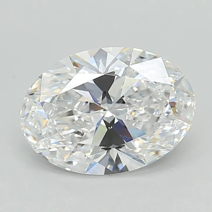 2.00ct Oval Lab Grown Diamond (Colour D, Clarity VVS1, IGI Certified)