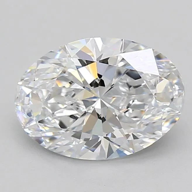 2.00ct Oval Lab Grown Diamond (Colour D, Clarity VVS1, IGI Certified)