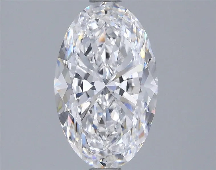 2.00ct Oval Lab Grown Diamond (Colour D, Clarity VVS2, IGI Certified)