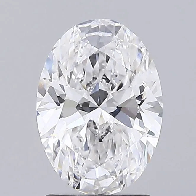 2.00ct Oval Lab Grown Diamond (Colour D, Clarity VVS2, IGI Certified)