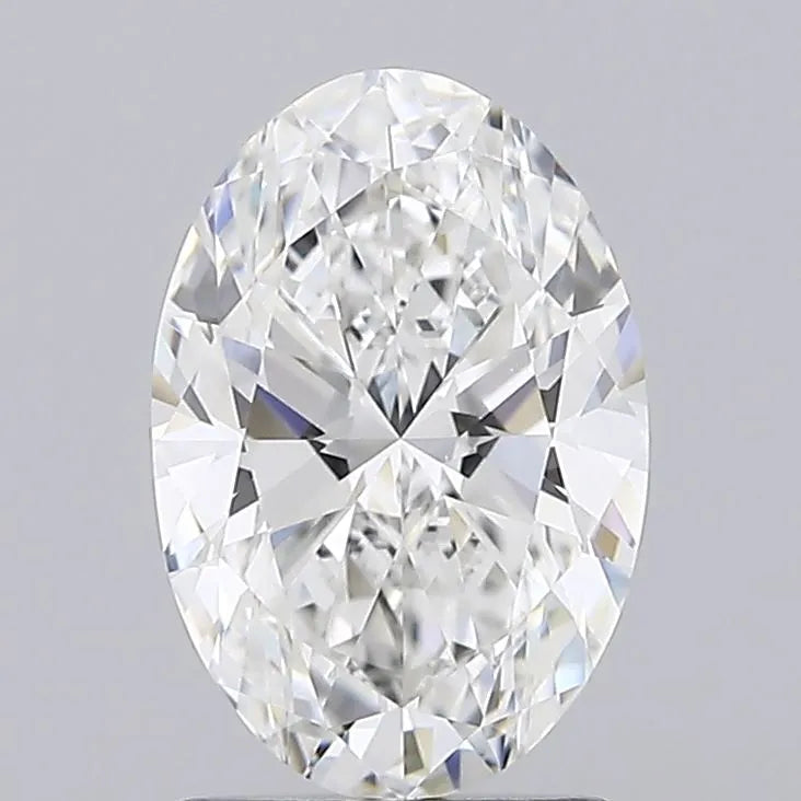 2.00ct Oval Lab Grown Diamond (Colour E, Clarity VVS2, IGI Certified)