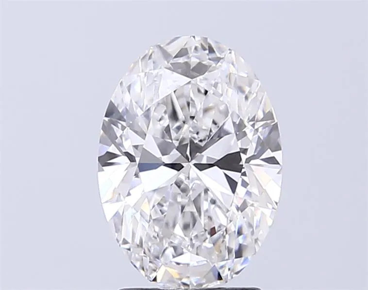 2.00ct Oval Lab Grown Diamond (Colour E, Clarity VVS2, IGI Certified)