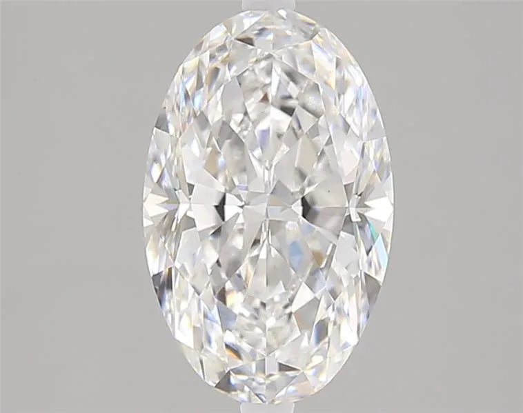 2.00ct Oval Lab Grown Diamond (Colour E, Clarity VVS2, IGI Certified)