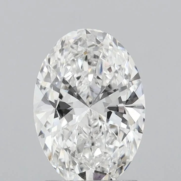 2.00ct Oval Lab Grown Diamond (Colour E, Clarity VVS2, IGI Certified)
