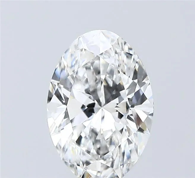 2.00ct Oval Lab Grown Diamond (Colour E, Clarity VVS2, IGI Certified)