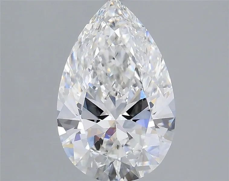 2.00ct Pear Lab Grown Diamond (Colour E, Clarity VVS2, IGI Certified)