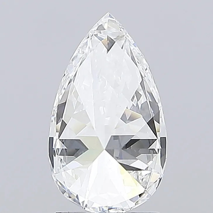 2.00ct Pear Lab Grown Diamond (Colour F, Clarity VVS1, IGI Certified)