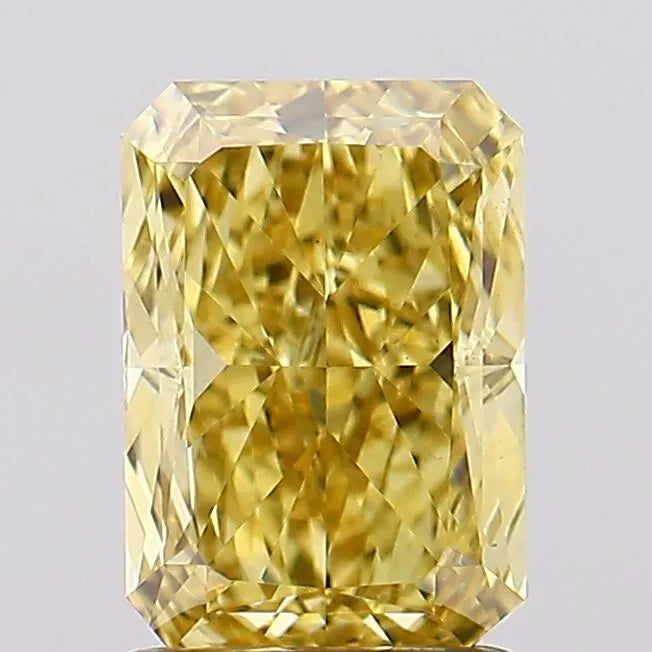 2.00ct Radiant Lab Grown Diamond (Colour Fancy Intense Yellow, Clarity VS1, IGI Certified)