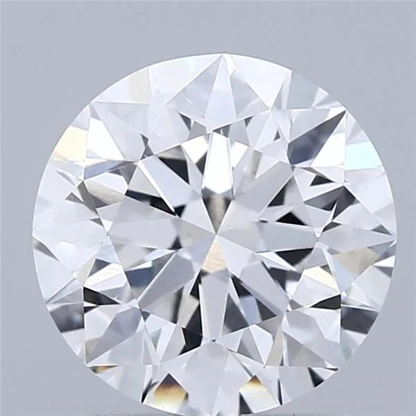 2.00ct Round Lab Grown Diamond (Colour E, Clarity VVS2, Cut EX, IGI Certified)