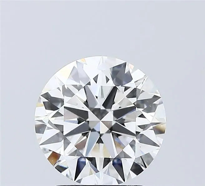 2.00ct Round Lab Grown Diamond (Colour E, Clarity VVS2, Cut EX, IGI Certified)