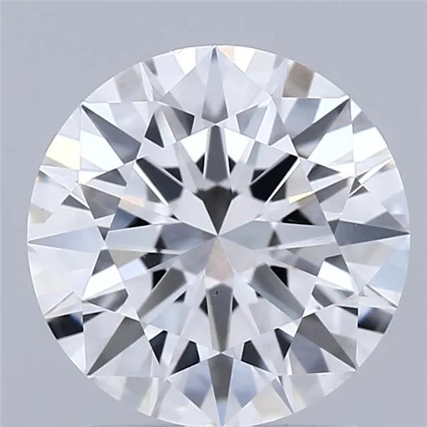 2.00ct Round Lab Grown Diamond (Colour F, Clarity VVS2, Cut EX, IGI Certified)