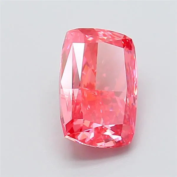 2.01ct Cushion modified Lab Grown Diamond (Colour Fancy Vivid Red, Clarity VVS2, IGI Certified)