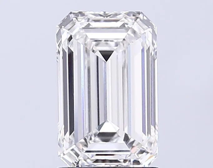 2.01ct Emerald Lab Grown Diamond (Colour D, Clarity VVS1, IGI Certified)