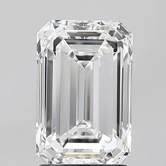 2.01ct Emerald Lab Grown Diamond (Colour D, Clarity VVS2, IGI Certified)